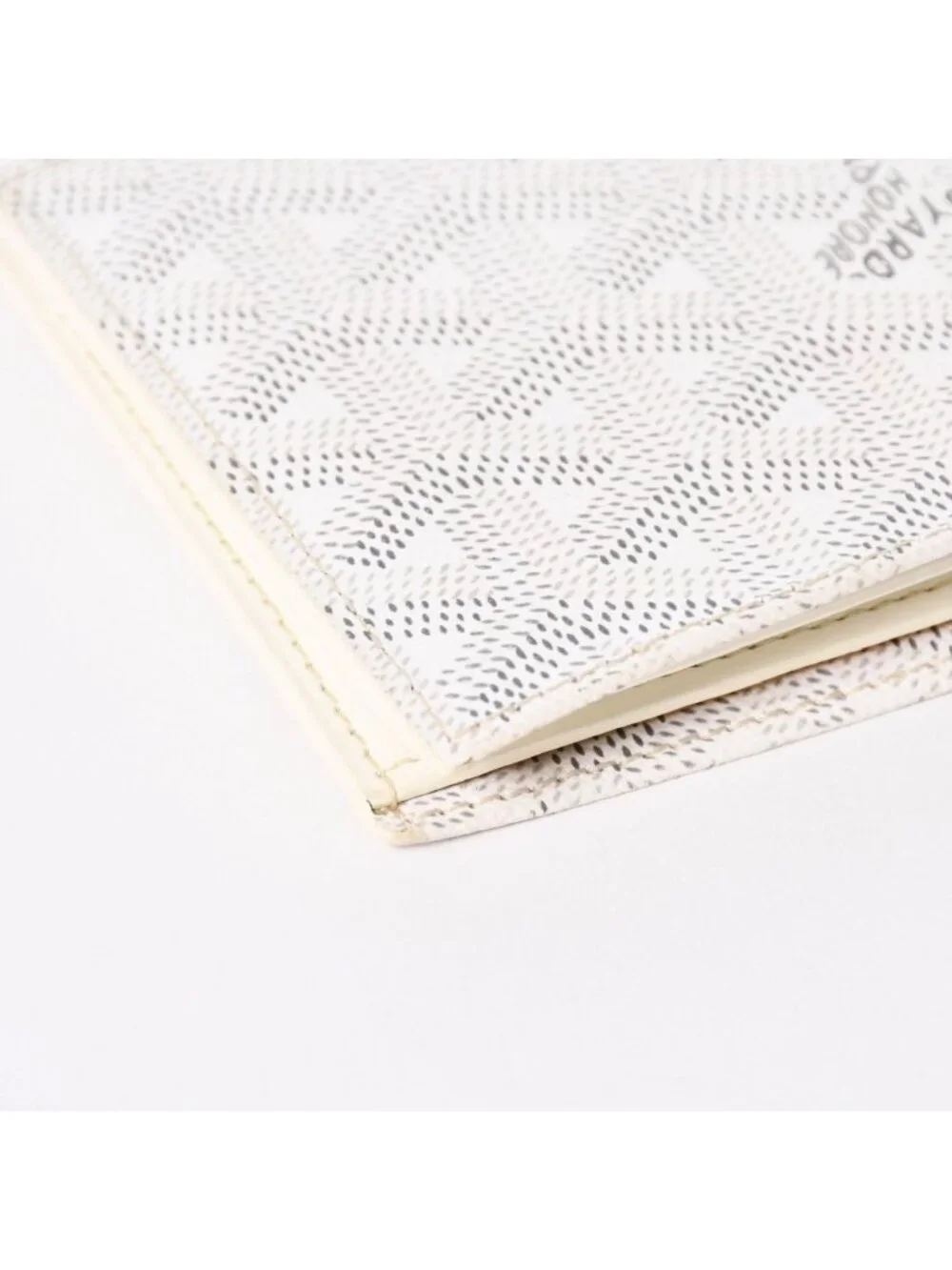 Goyard Victoire Wallet Bifold Leather White